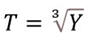 Third root transformation